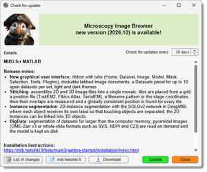 MIB3 Update dialog