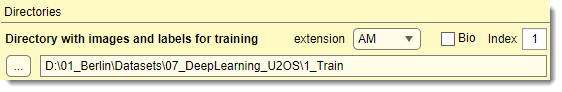 Training directory panel