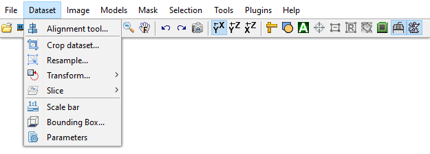 Dataset Menu