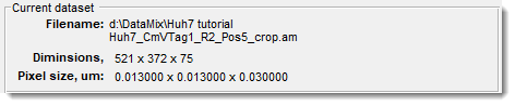 Current Dataset Panel