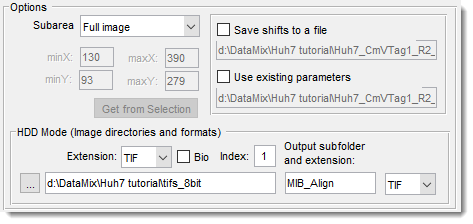 Options Panel