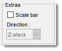 Make Movie Dialog, Options->Extras
