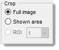 Make a Snapshot Dialog, Options->Crop