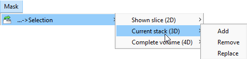 Mask to selection