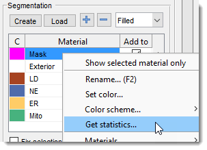Start quantification directly from the Segmentation table