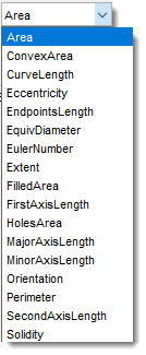Statistics table and its context menu