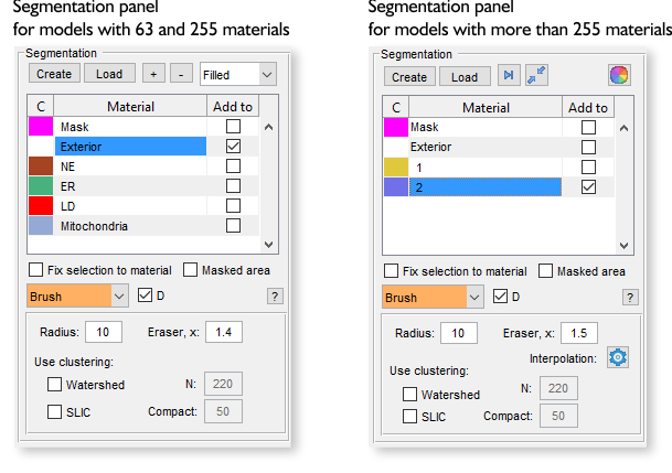Segmentation Panel