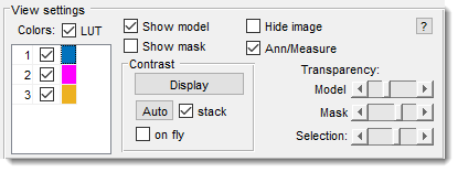 View Settings Panel