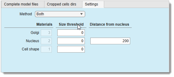 Settings Tab