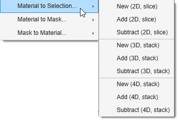 Context Menu->Materials