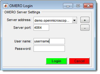 OMERO Login